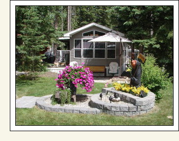 Owners of RV sites at Tall Timber treat their summer lots as home. Tall Timber is a great summer community in Alberta's west country.